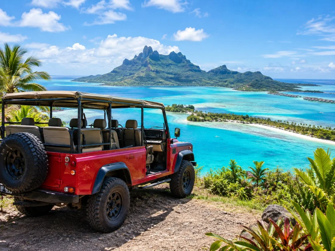 4x4 Island Tour and Jet Ski Day with Lunch